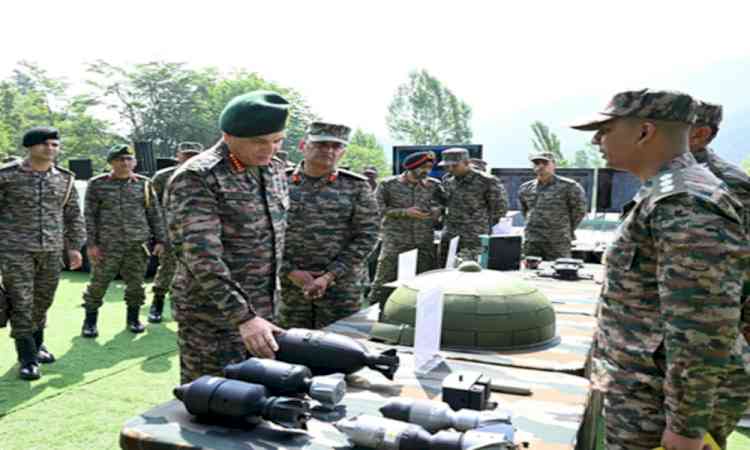 Army Chief Gen Dhiraj Seth assesses combat readiness along LoC, hinterland in J&K