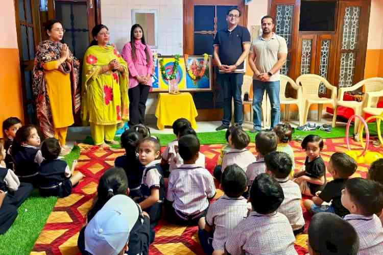 Rotarian Atul Bansal inaugurates the 'Kanha Play Area' Established at Gargi the Shishu Vatika by Rotary Club of Rohtak Next