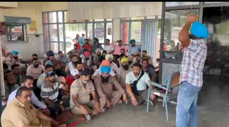 PUNBUS, PRTC contract workers' strike disrupts bus services in Ferozepur