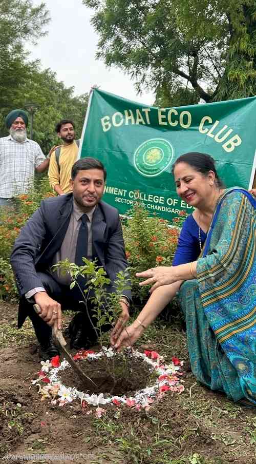 Tree Plantation Drive Organized at Government College of Education, Sector 20-D on the Occasion of Van Mahotsav