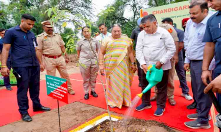 133 Eco Task Force takes part in mega sapling plantation drive in Chandigarh