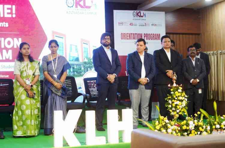 KLH Campus Hosts Grand Orientation for 2026 B.Tech Batch