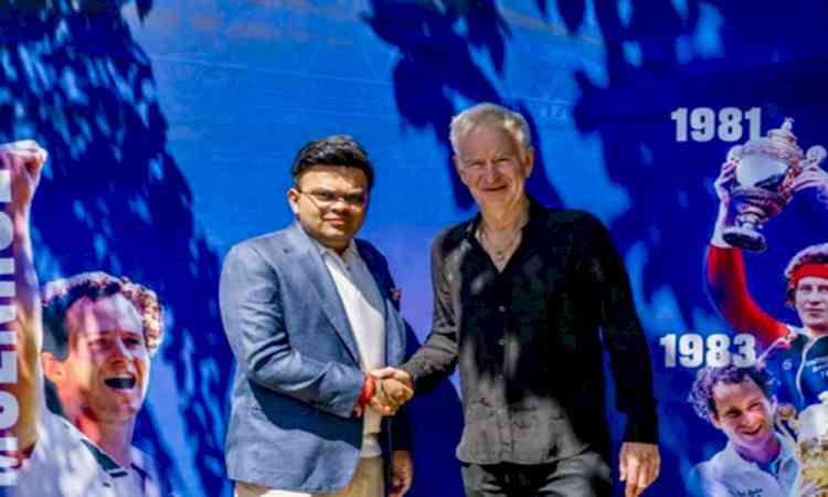 'A privilege to meet tennis legend': Jay Shah meets John McEnroe at Wimbledon final