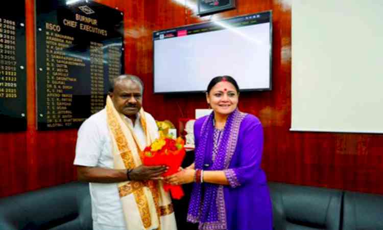 H.D. Kumaraswamy inaugurates new IISCO water reservoir to expand capacity of steel plant in Bengal's Burnpur