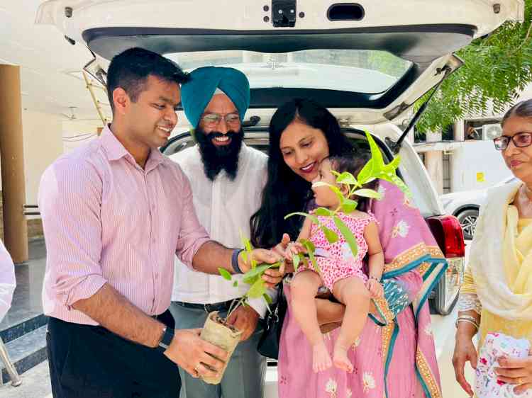 Sakoon Trust Distributes 100+ Plants at DC Office Complex, Promoting a Greener Ludhiana