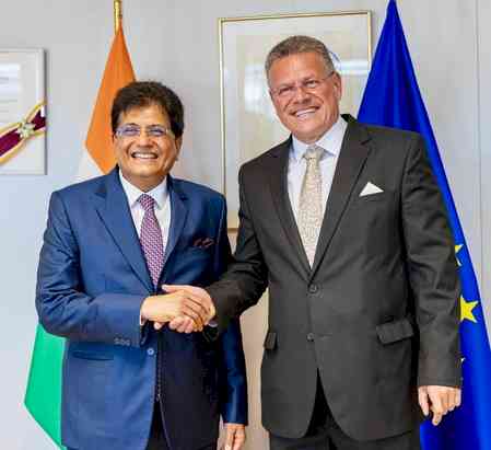 Piyush Goyal, Maros Sefcovic review progress on India-EU FTA implementation