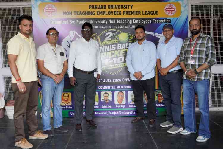 Panjab University to Host 2nd Non-Teaching Employees Premier League Tennis Ball Cricket Tournament from July 17