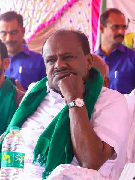 HMT row: Kumaraswamy targets Shivakumar over land diversion  