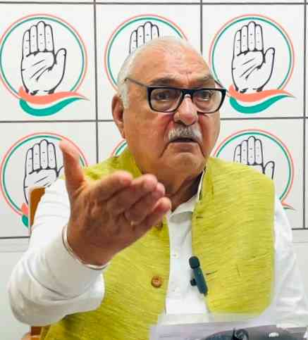 Former Haryana CM Hooda accuses BJP of turning Haryana into a hub of Paper Leaks