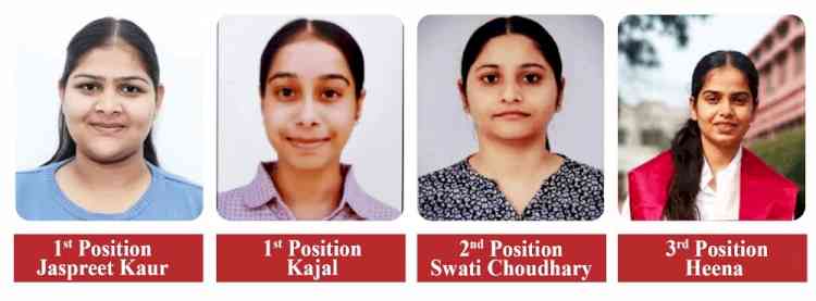 KMV celebrates outstanding results of MBA semester II