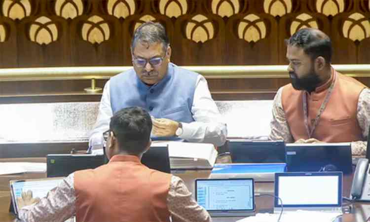 Rajasthan: Satish Poonia takes oath as Rajya Sabha member