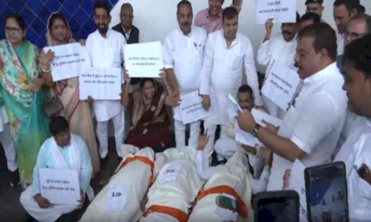 Congress stages symbolic protest in MP Assembly premises over UCC Bill, public issues