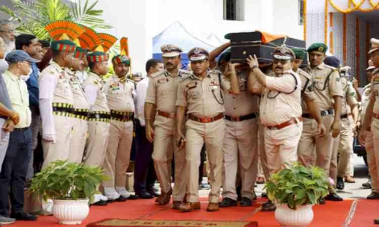 Tripura bids farewell to DGP Anurag; last rites in UP on Wednesday; state observes mourning