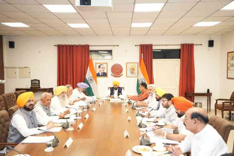 Led by CM Punjab Cabinet gives nod to convene 13th session of Punjab Vidhan Sabha from August 3-10