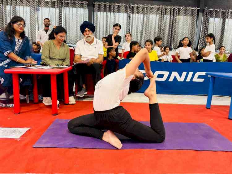 Over 80 participants take part in 8th District Yoga Championship in Ferozepur