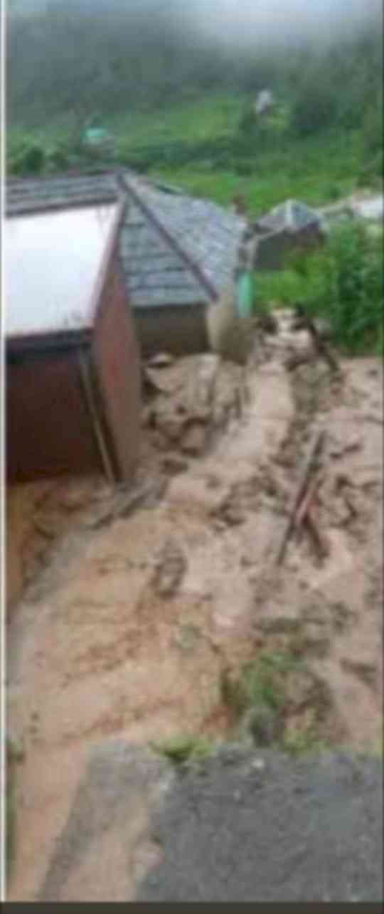 Cloudburst Triggers Flash Floods in Kangra's Shahpur, Six Houses Washed Away; No Casualties Reported