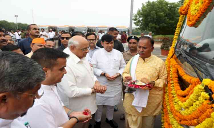 Gujarat expands tribal student transport network with 139 new buses