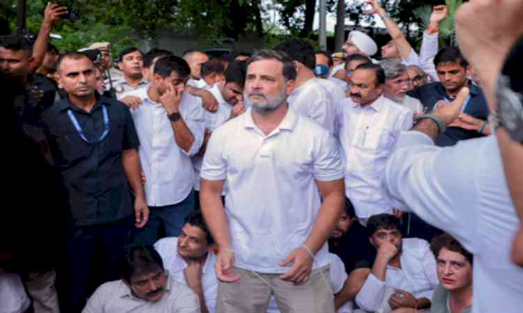 'Jugalbandi between Cong and Centre': AAP calls out agitation near PM Modi's residence