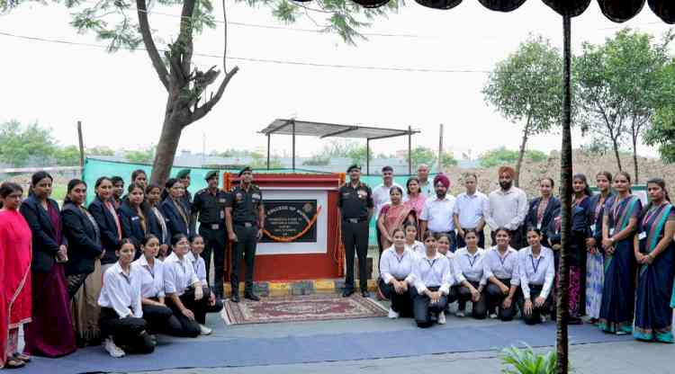 Foundation Stone laid for construction of new girls hostel: Army College of Nursing, Jalandhar Cantt