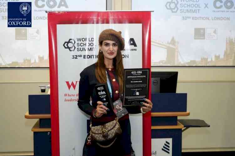 City's Dr. Sazina Khan Invited as Distinguished Panelist at Oxford's World School Summit 2026