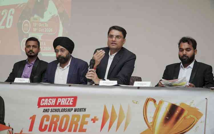 UT Finance Secretary unveils TRIGYA THRIVE-2026 scholarship exam for IIT-JEE, NEET aspirants
