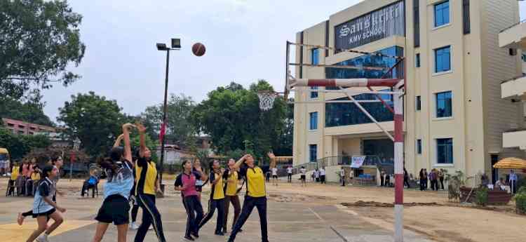 Sanskriti KMV School Hosts Prestigious Zone No. 1 Under-19 Girls' Basketball Tournament