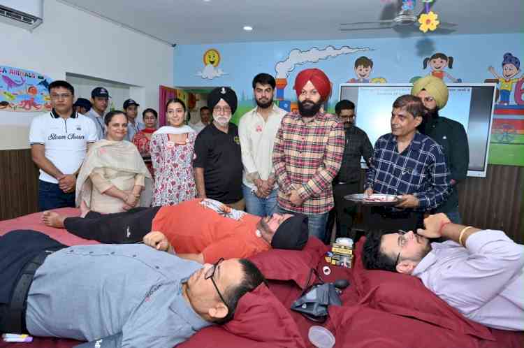 Paragon School - 71 Organises Blood Donation Camp, 80 units of Blood Collected