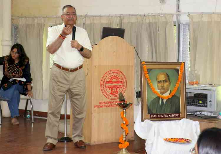 Prof. Ravinder Kumar Kohli conferred with 12th Professor Shiv Ram Kashyap Oration Award