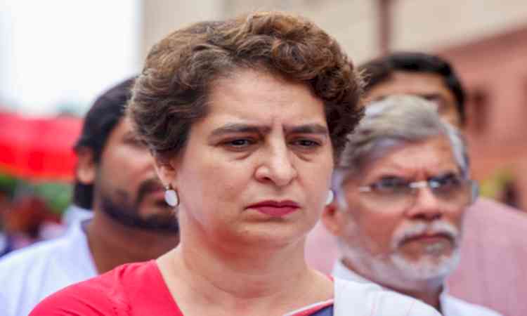 First pellet guns, now AK-47; are they terrorists: Priyanka Gandhi on Bihar cop's viral video