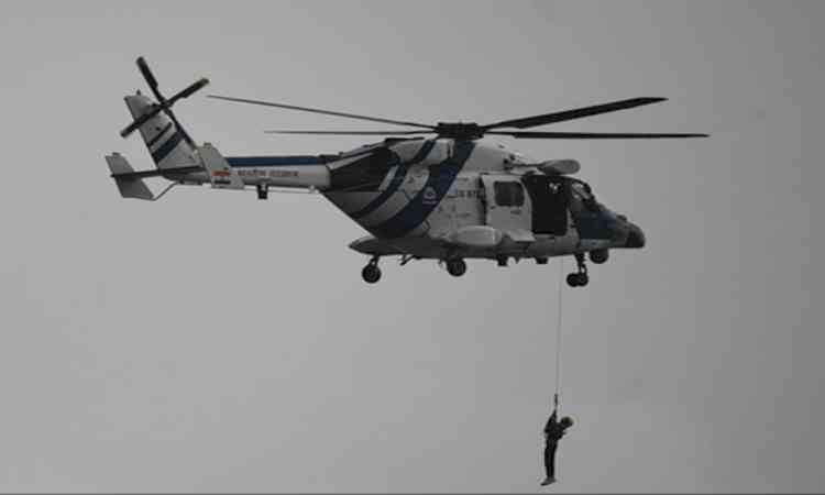Coast Guard airlifts ailing seafarer to safety in challenging rescue operation off Gujarat coast