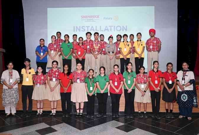 Shamrock Senior Secondary School Organises Grand Installation Ceremony of EarlyAct and Interact Clubs for 2026–27