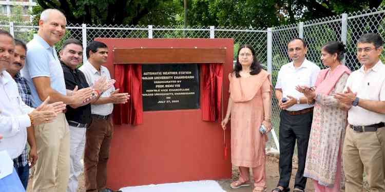 Automatic Weather Station inaugurated at Panjab University