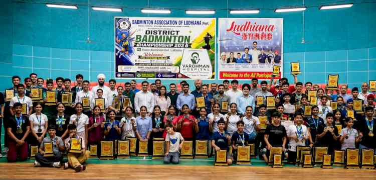 Ludhiana District Badminton Tournament Concludes; Over 500 Players Honoured with Cash Prizes