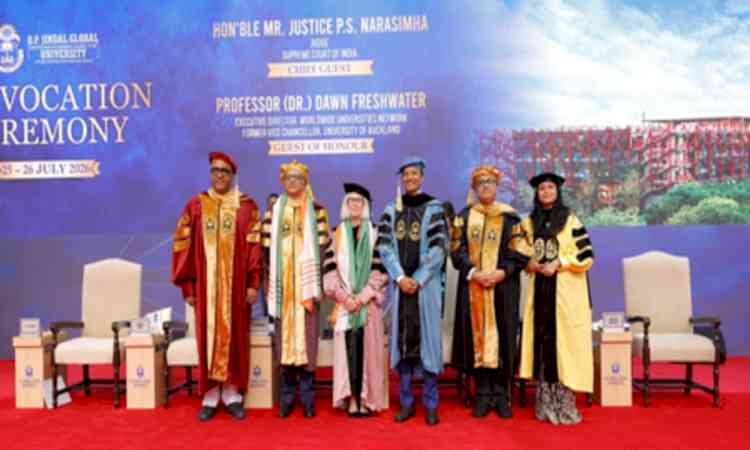 JGU hosts 15th convocation, celebrates academic excellence and global leadership