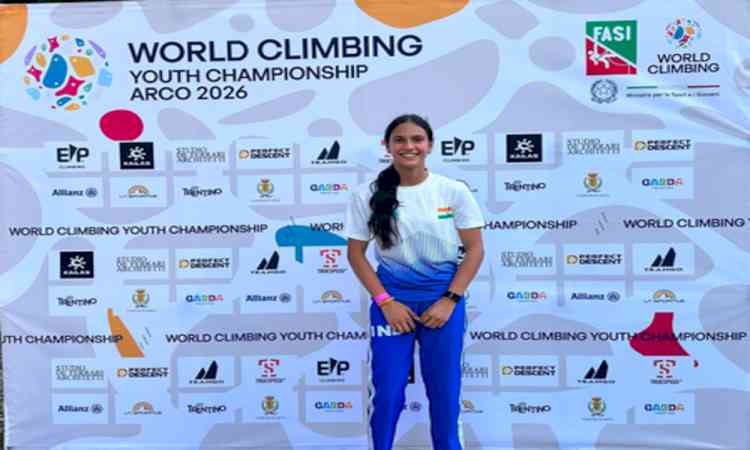 Amieyra Khoslla sets national record at World Youth Climbing Championships