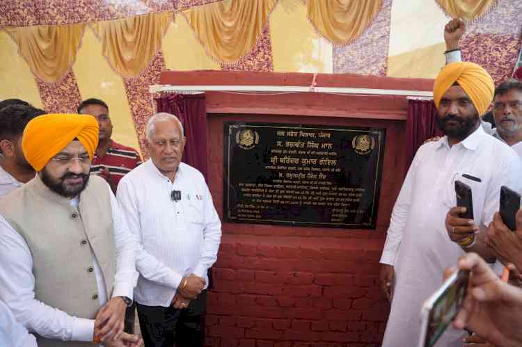 Cabinet Ministers Barinder Kumar Goyal and Tarunpreet Singh Sond Inaugurate Rs 70.52 Crore worth of Irrigation Projects in Khanna