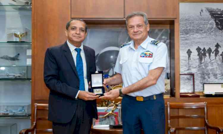 India and Greece discuss ongoing initiatives of cooperation between both Air Forces