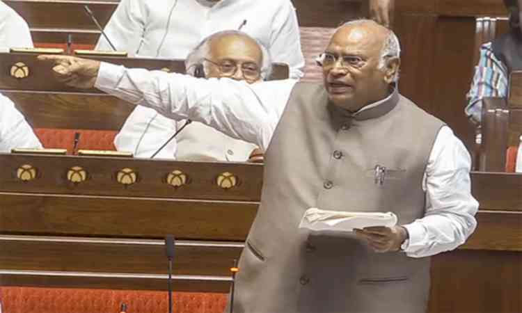 NDA hits out at Mallikarjun Kharge over his allegations in Rajya Sabha