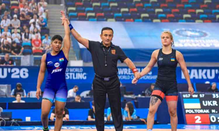 Wrestling: Nikita Sehrawat clinches 57kg silver; Kamna and Garima bag bronze in U17 World C'ships