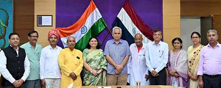 सेवानिवृति पर एमडीयू के नौ कर्मचारियों को दी सम्मान पूर्वक विदाई