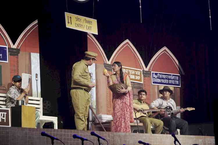Vivek High School Mohali students' Stage Play 'Rail Ki Baat'
