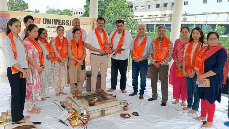 DAV University Celebrates Ved Prachar Saptah to Promote Vedic Knowledge and Values