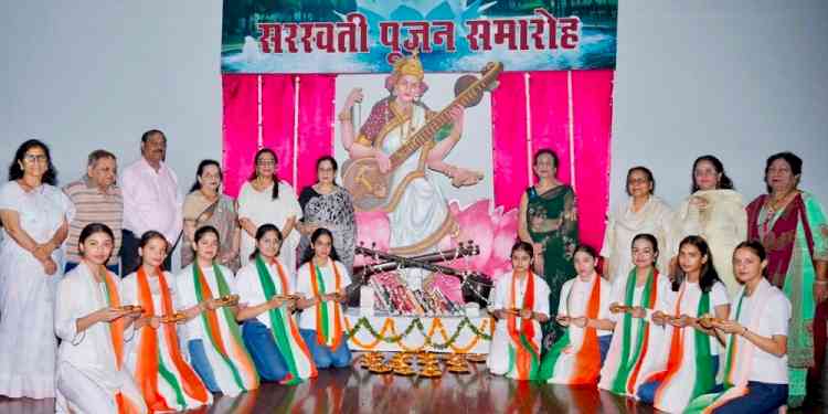KMV organises Saraswati Poojan Samaroh to welcome the new students