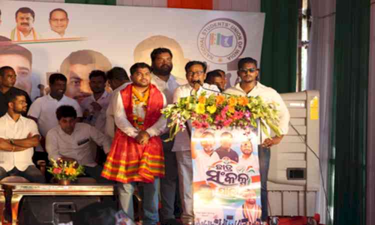 NSUI holds protest, seeks Odisha Education Minister's resignation