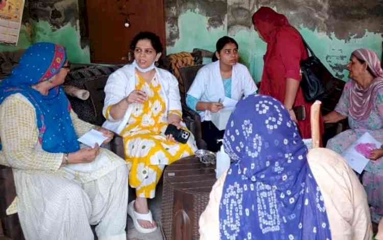 Free Multi-Specialty Health Check-up Camp held at Village Sanghi by the PGIMS team