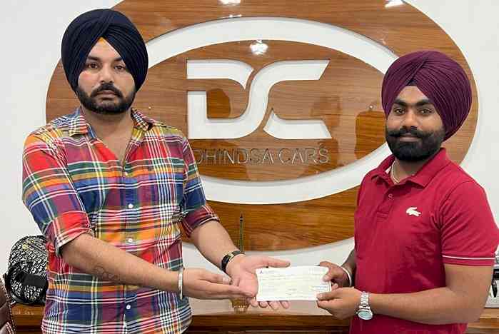 Punjab's International Taekwondo Player Jaswinder Singh Receives ₹3 Lakh Sponsorship from Dhindsa Cars Mohali for Melbourne Open 1 in Australia