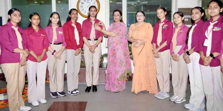KMV hosts Grand Investiture ceremony to empower student leaders for the session 2026-27