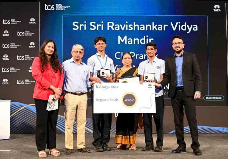 Sri Sri Ravishankar Vidya Mandir Wins the Bengaluru Edition of TCS InQuizitive 2026
