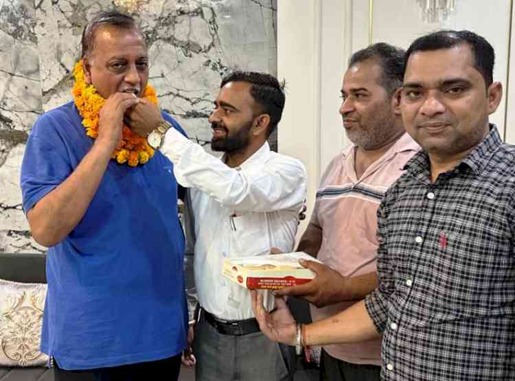 Senior BJP Leader Ajay Bansal Felicitated on Being Reappointed as Haryana BJP State Treasurer