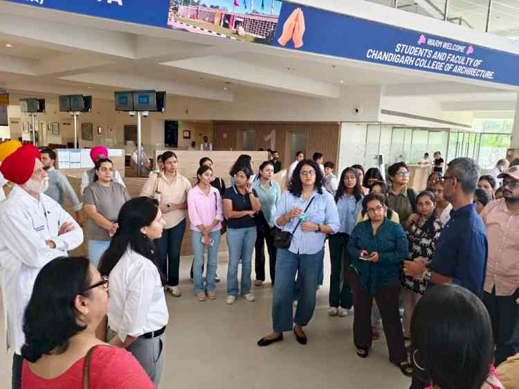 Architecture Students Explore Healthcare Design at Grewal Eye Institute Medicity
